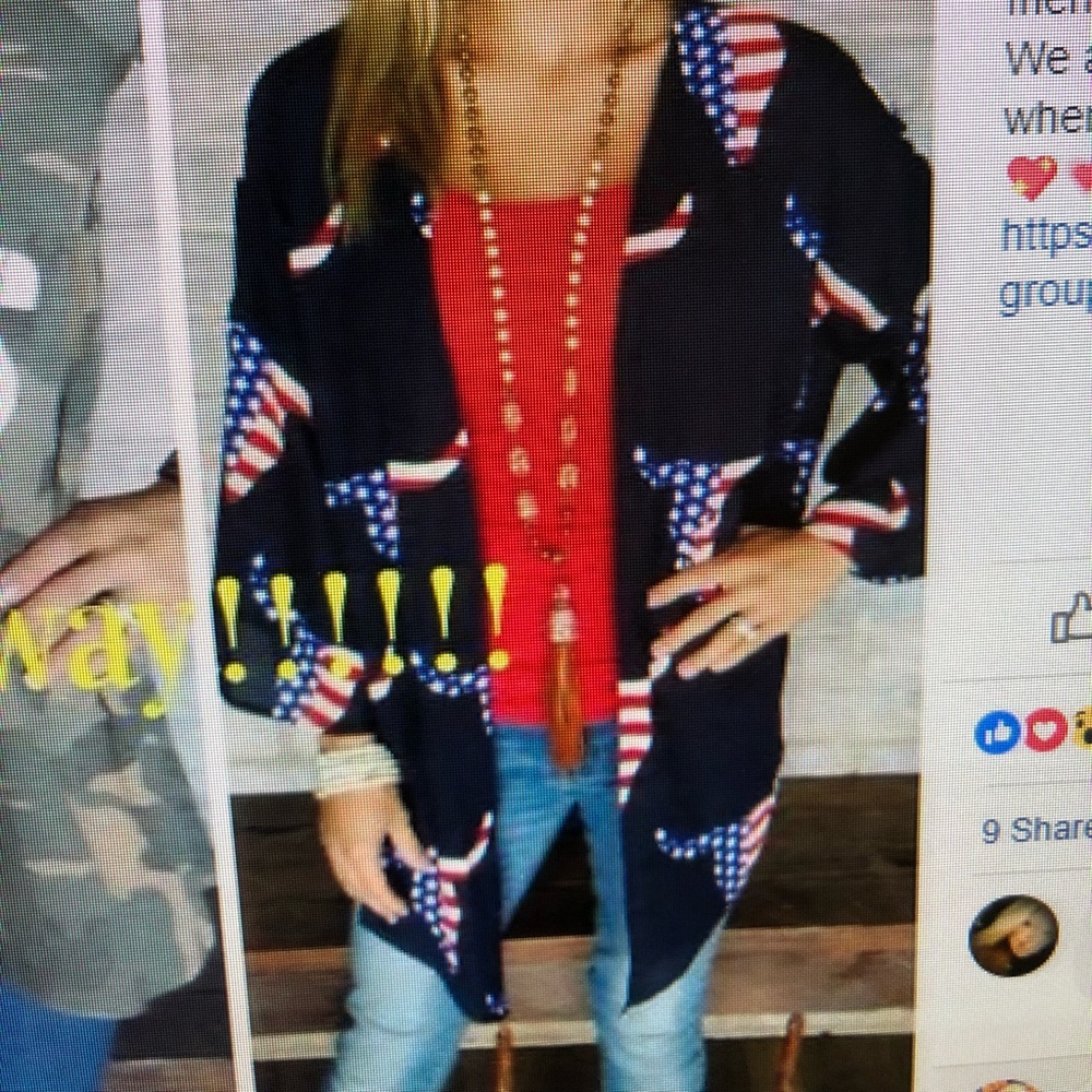 4th of July Kimono in medium